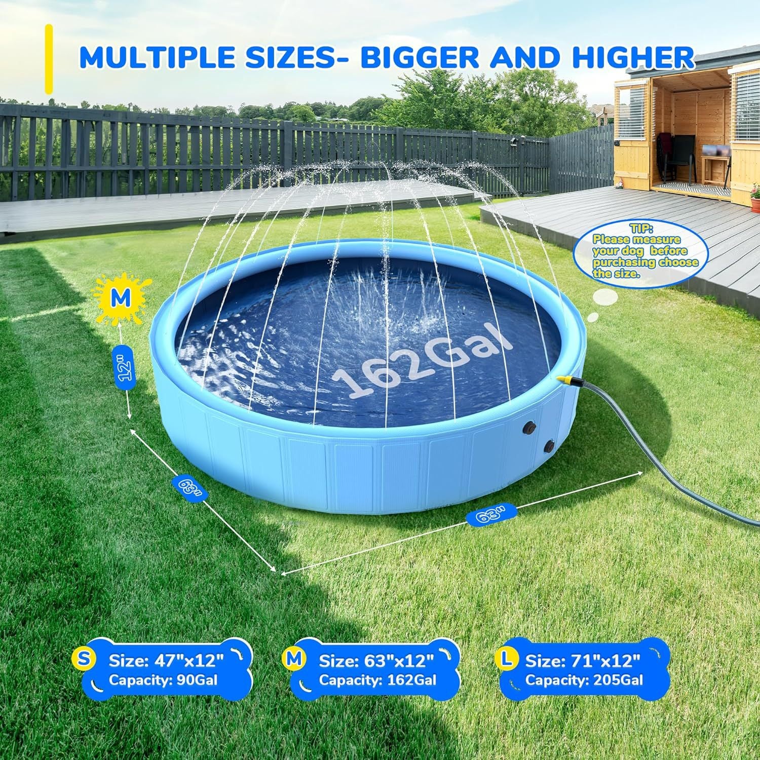 Faltbarer Planschpool für Hunde – ideal zum Baden und Abkühlen