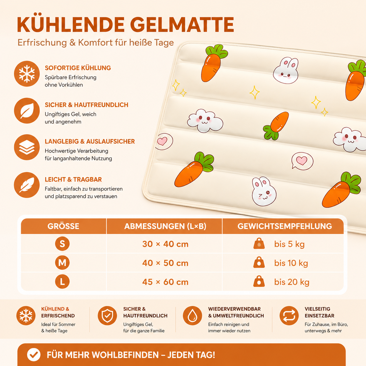 PolarBed™ – Kühlbett für Hunde & Katzen