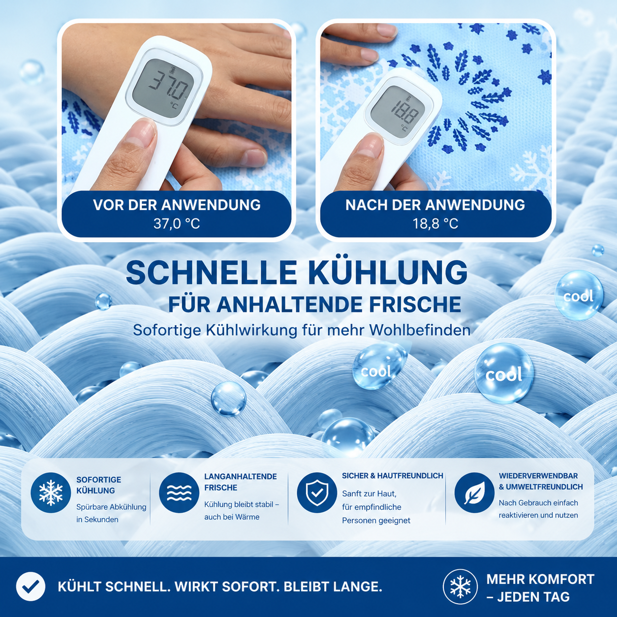 PolarBed™ – Kühlbett für Hunde & Katzen