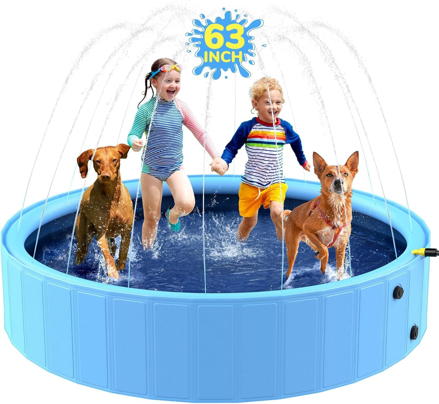 Faltbarer Planschpool für Hunde – ideal zum Baden und Abkühlen